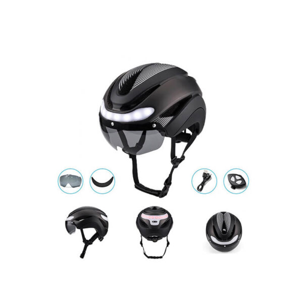 Smart Bicycle Scooter Helmet with Turn Signal Light - Image 2