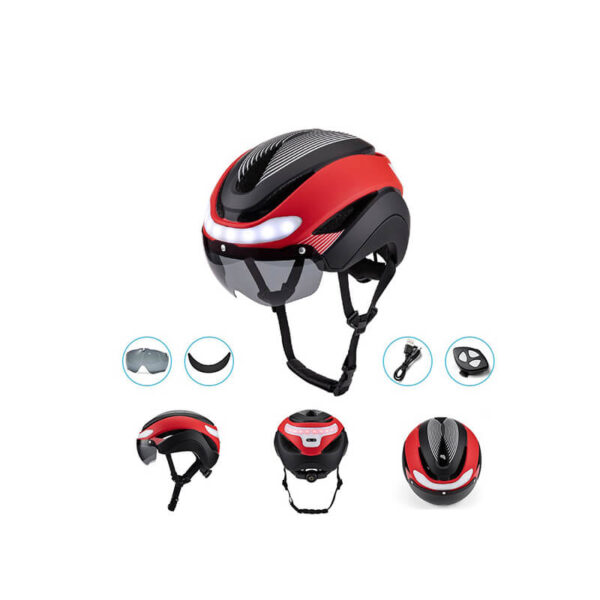 Smart Bicycle Scooter Helmet with Turn Signal Light - Image 3