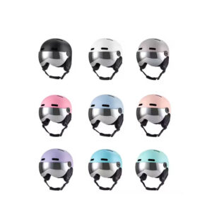 Half Open Face With Goggles Helmet Motorcycle